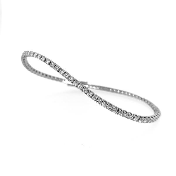 Sarah Layton Diamond Tennis Bracelet, 3.14ct - Platinum - BCPT310D