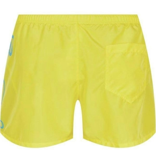 Moschino Large Milano Logo Yellow Short Swim Shorts XL