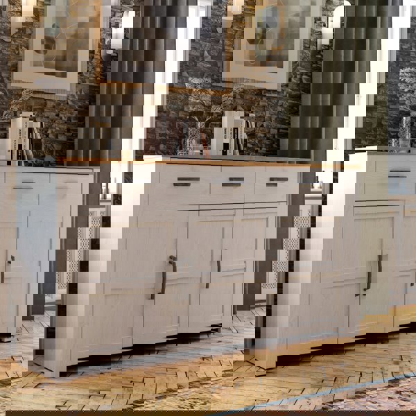 Furniture To Go Bohol Sideboard in Riviera Oak/White