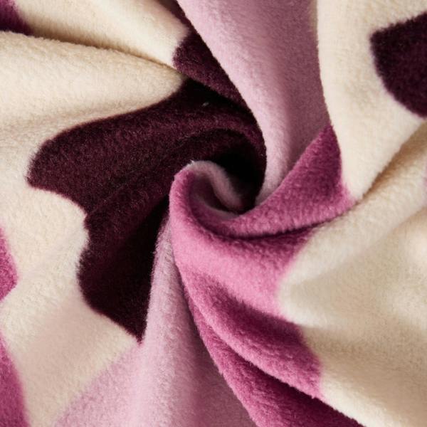 Regatta Womens/Ladies Frankie Mountain Full Zip Fleece Jacket - Light Pink/Deep Burgundy/Off White - 