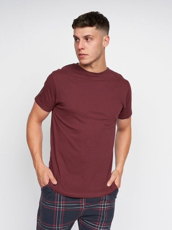 Duck and Cover Callister Loungewear Set Burgundy