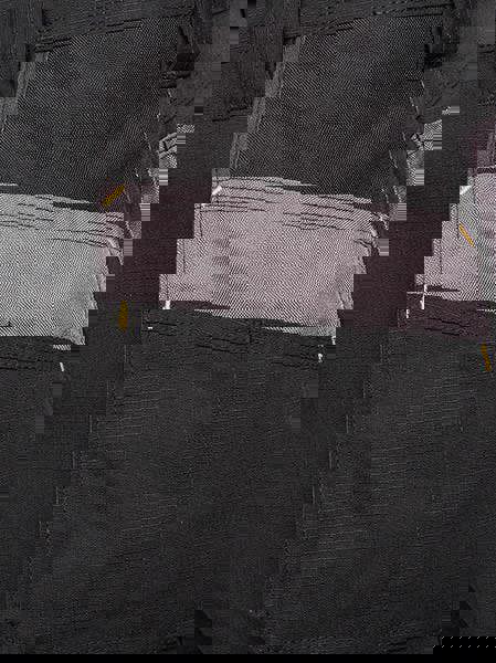 JCB Trade Plus Rip Stop Mens Multi-Pocket Cargo Work Trade Trousers - Regular Leg, close-up of black work trousers with multiple utility pockets and rip stop fabric design.