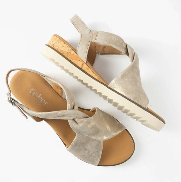 Gabor RICH Womens Sandals Mushroom