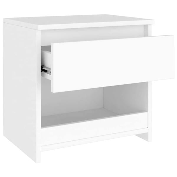 Berkfield Bedside Cabinets 2 pcs White 40x30x39 cm Engineered Wood