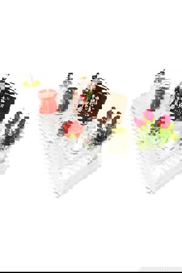 Living and Home Multifunction Expandable Bamboo Wooden Bathtub Caddy Tray Bathroom Storage Rack