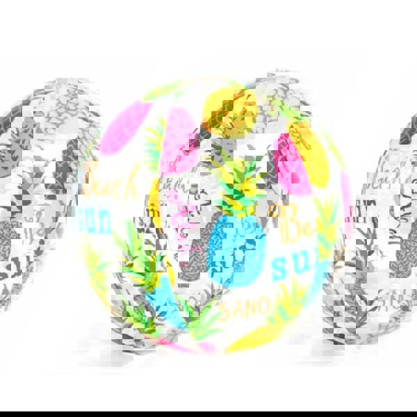 Intex Holiday Printed Beach Ball with multicolored pineapple design