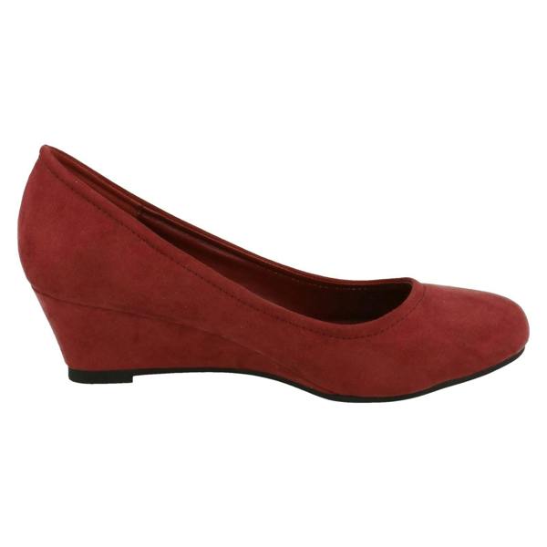 Spot On Ladies Spot On Wedge Pumps