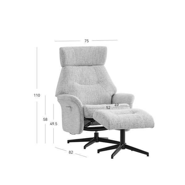 Newbridge Swivel Chair and Footstool