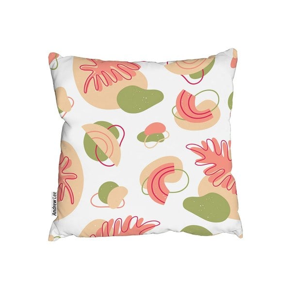 Benjamin Tate Design Botanical Elements With Line Art (Outdoor Cushion)