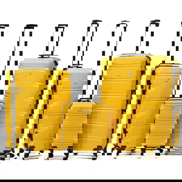 Flight Knight 45x36x20cm Cabin Case with Medium and Large Size Check-in Hold Luggage