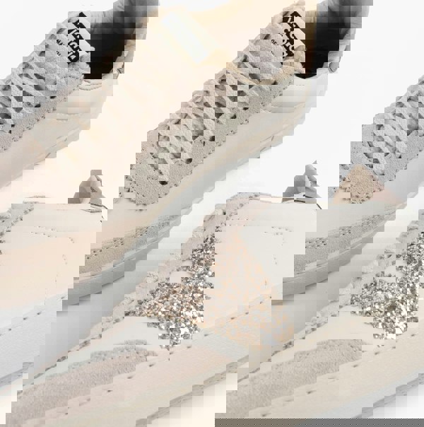 Victoria BERLIN FAUX LEATHER & SHEARLING CYCLIST Womens Trainers Hielo