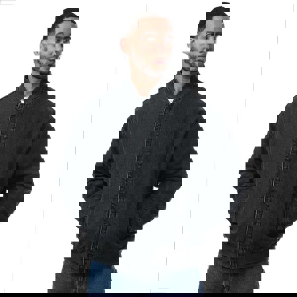 Levis Mens Chesnut Varsity Jacket - Black - 