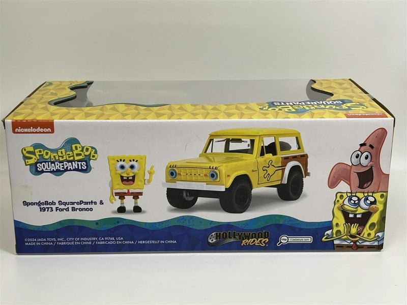 Jada Spongebob Squarepants Figure 1973 Ford Bronco 1:24 Scale Jada 35467