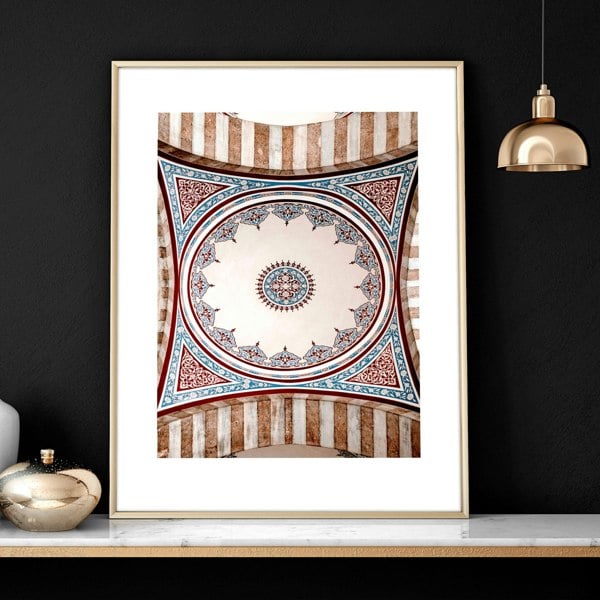 Geometry Islamic Art | set of 3 bedroom wall prints