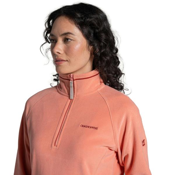Craghoppers Womens/Ladies Nation Trust Miska Half Zip Fleece Top - Spiced Apricot - 