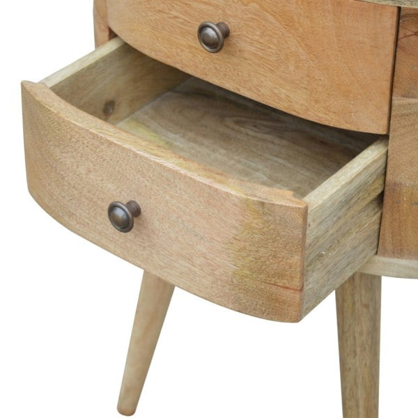 Artisan Furniture Rounded Bedside Table