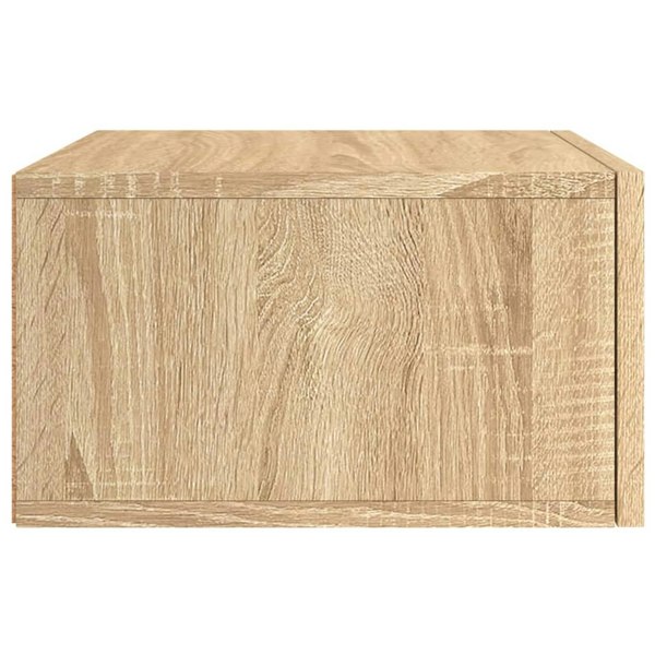 Berkfield Wall-mounted Bedside Cabinet Sonoma Oak 35x35x20 cm