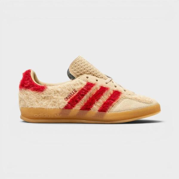 Adidas Originals Womens Gazelle Indoor Beige Red