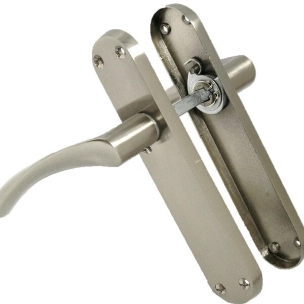 EDH Door Hardware Astrid Victorian Lever Latch Door Handles 180mm – Satin Finish – 1 Pair