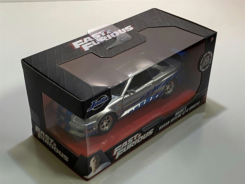 fast and furious brians nissan skyline gt r r34 scale 1:32 jada 97184