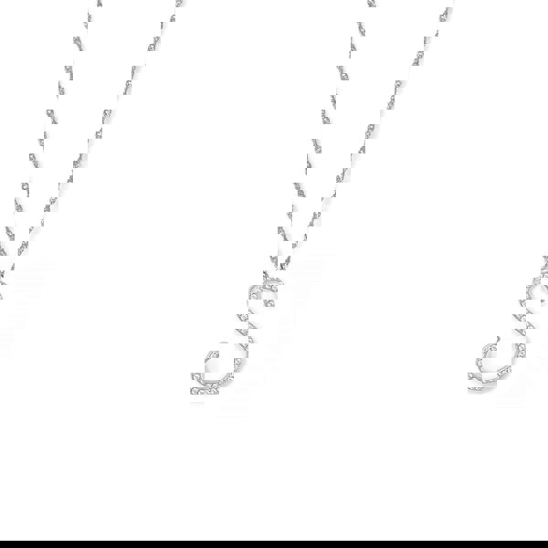 Say It With Luxe CZ Initial Necklace - Sterling Silver