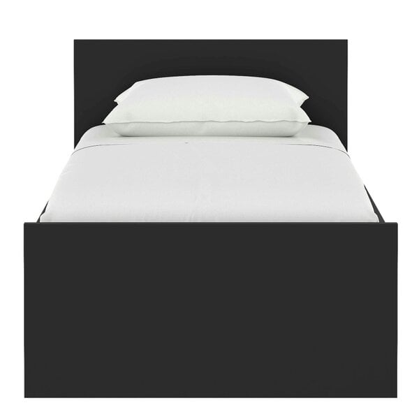 Wyld Haus Budapest 3ft Single Black Wooden Bed Frame