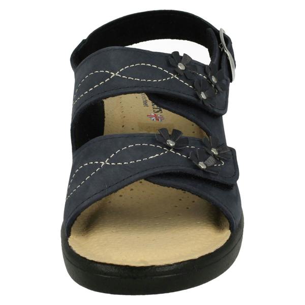 Padders Ladies Padders Hook & Loop Sandals Bluebell