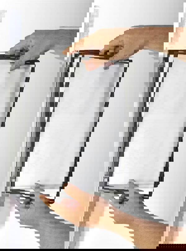 Durable VARIO WALL 5 Panel Magnetic Display Panel Document Holder | A4 Black