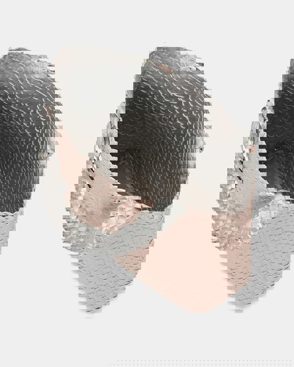 Ilse Jacobsen Reversable Womens Braided Shopper - Rose Silver 320710 - CHO - Designer Womens Tote Bags