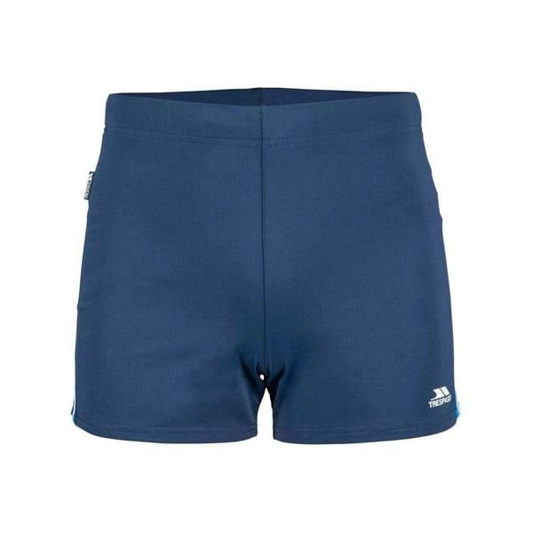 Trespass Mens Logo Tight Swim Shorts - Navy - 