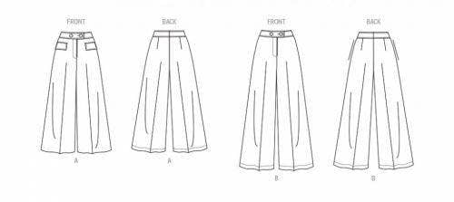 New Look Sewing Pattern 6769, Trousers for Women, A (10-12-14-16-18-20-22) - Easy