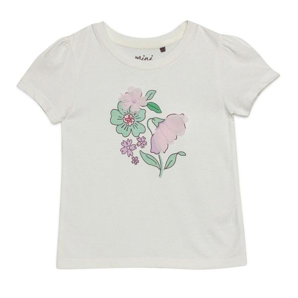 Mini Cuddles Baby Girls 3pk Floral Printed Tops, Multicolour