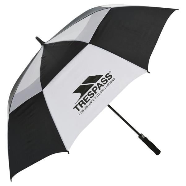 Trespass Catterick Automatic Umbrella - Black/White - 