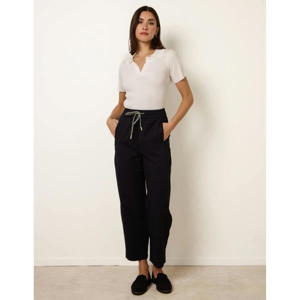 Blue Vanilla Elastic Waist Drawstring Trousers