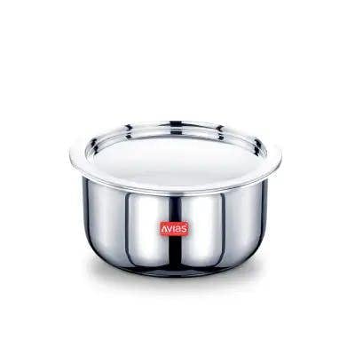 SS Utensils - Riara 3 Ply Tope with SS Lid 20cm