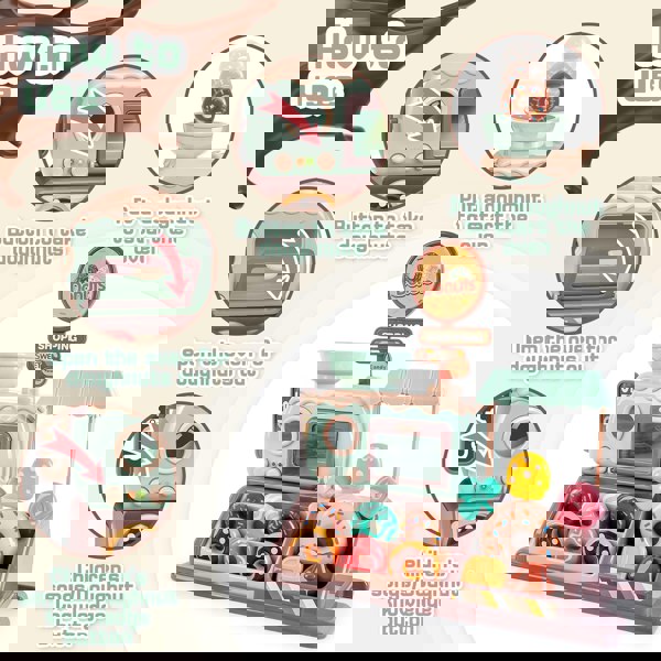 deAO Toys Pretend Role Play Toy Donut Shop