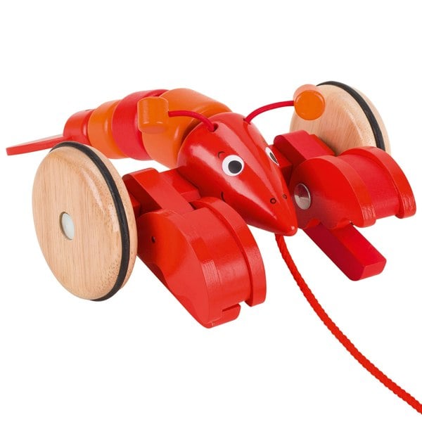 Goki Pull-along Animal - Lobster