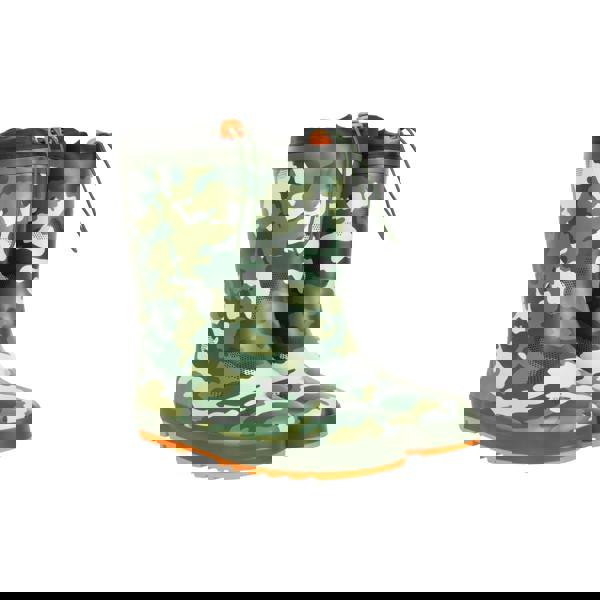 Mountain Warehouse Childrens/Kids Camo Winter Wellington Boots - Khaki Green