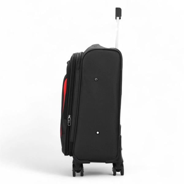Infinity Luggage Soft Cabin Suitcase 36.5 x 23.5 x 58 cm Nylon 900D Suitable Integrated Lock for Easyjet, Ryanair, Wizzair
