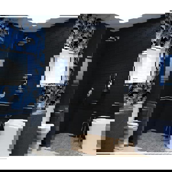 Smedbo Polished Stainless Steel Grab Bar 90cm Long Bathroom Bath Shower Safety Hand Rail Elderly Disabled Seniors Mobility Aid