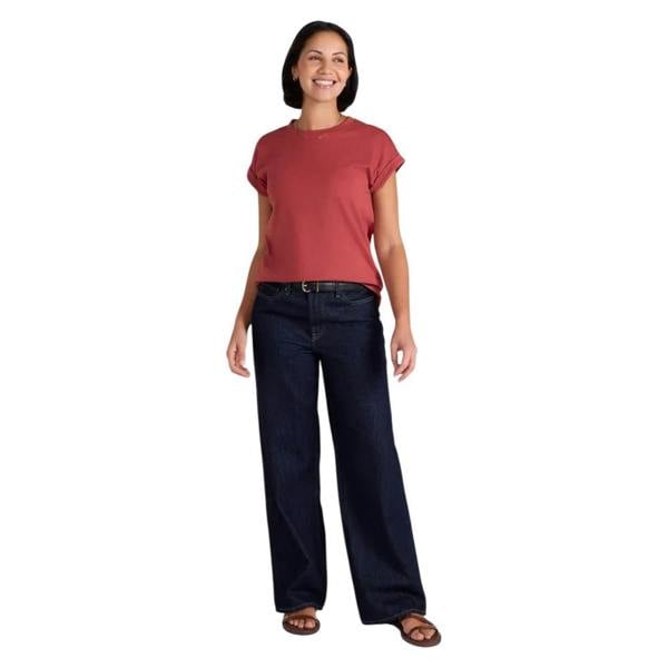 Mountain Warehouse Womens/Ladies Southsea Broderie T-Shirt - Rust - 
