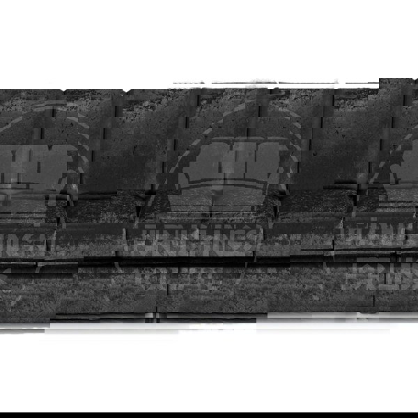 Crystal Crushed Velvet Long Fabric 4 Seater Sofa Full Back - 2