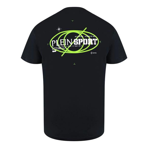 Plein Sport Geo Logo Stretch Black T-Shirt