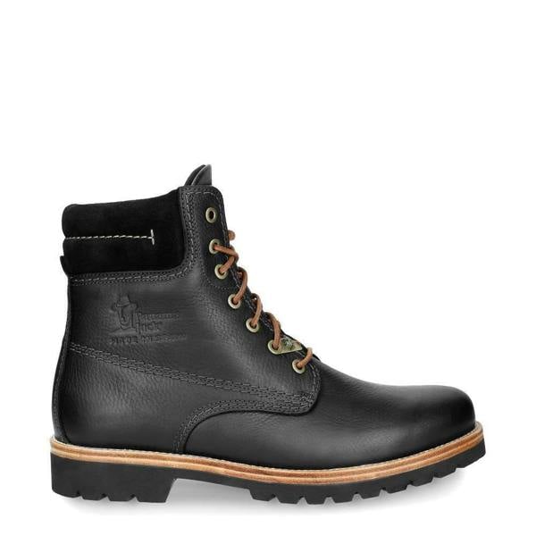 Panama Jack 03 C27 Mens Boots Black Waterproof Leather Laces Hiking Ankle Chukka