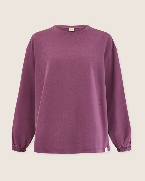 Oragnic cotton Ivy Purple Sweatshirt- image 2