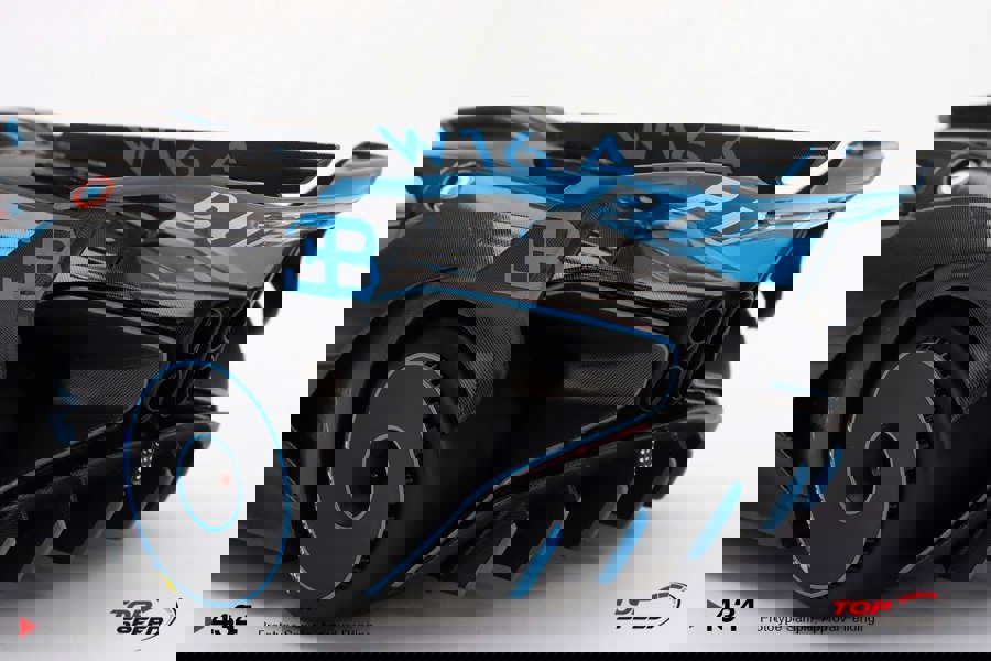 TSM Bugatti Bolide Presentation Blue Black 1:18 Scale TSM TS0434