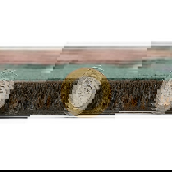 JVL Eco-Friendly Latex Backed Coir Entrance Doormat, 45x75cm - Hedgehog