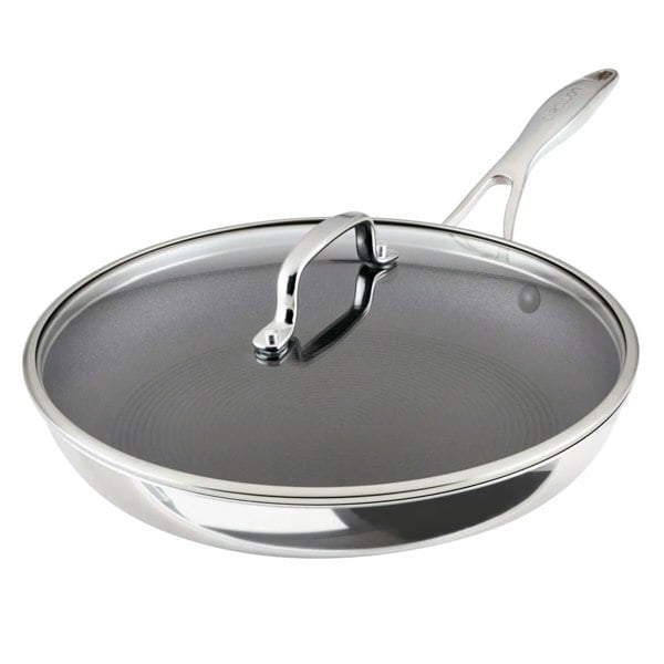 Circulon Stainless Steel Extreme Non-Stick Covered Skillet, 32cm
