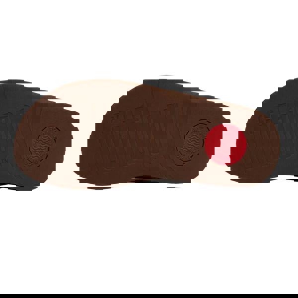 Fit Flop Mens Freeway Leather Pool Sliders - Brown - 