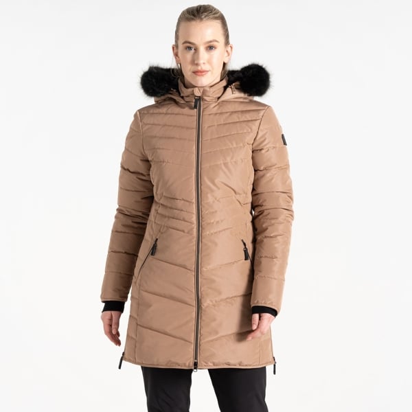 Dare 2B Women's Striking IV Mid Length Padded Jacket - Cashmere